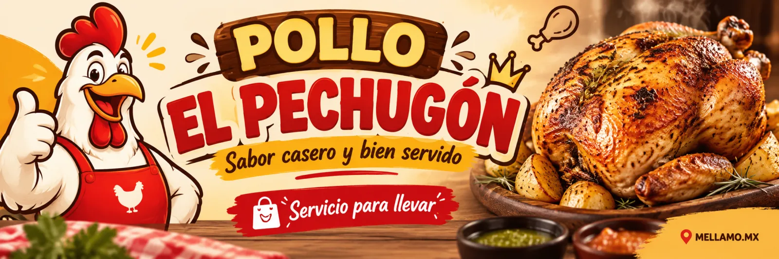 Anuncio de Pollo pechugon